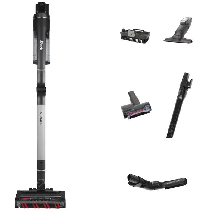 Вертикална прахосмукачка Shark Stratos с 2 батерии