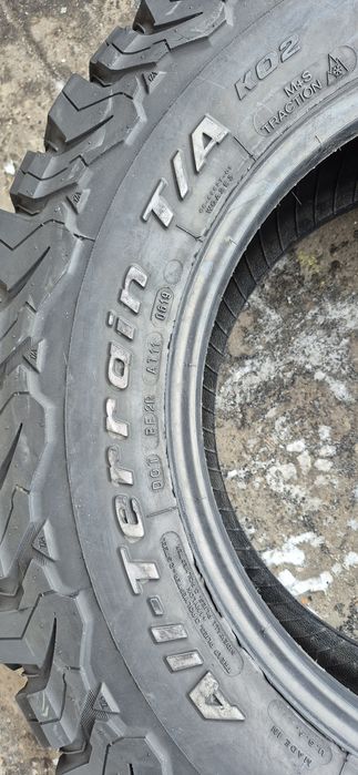 4 anvelope M+S All-Terrain BFGoodrich 265/65/17.Pretul este pe bucata.