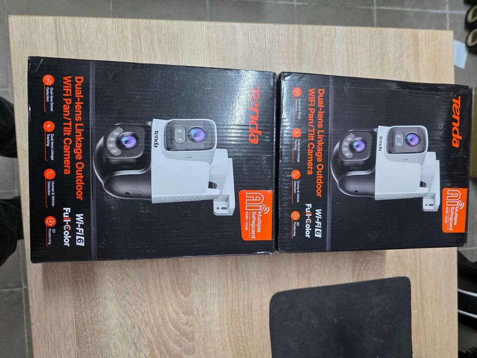 Camera PT Wi-Fi Tenda, rezolutie 3+3MP, Dual-Lens, Audio bidirectional