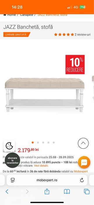 Mobila Mobexpert Jazz living si dormitor la jumatate de pret !