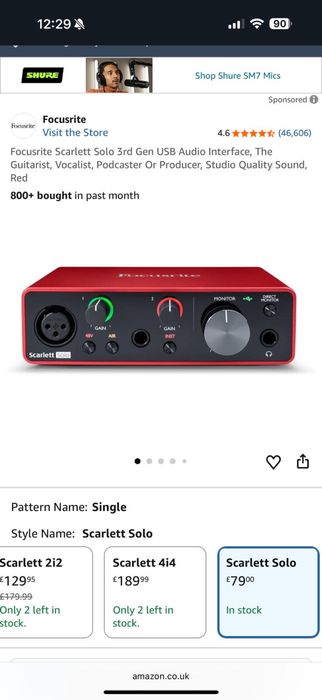 Set Podcast Microphone  MV7X