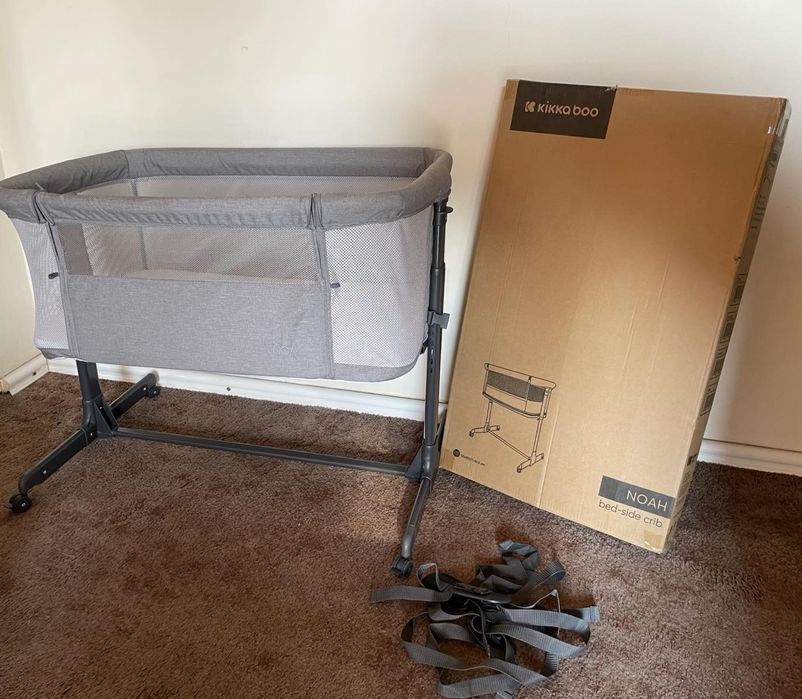 Бебешка кошара Next to me Kikka Boo Noah, с падаща страна