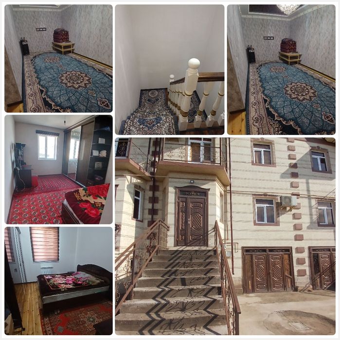 Урганч шахар Узгазойл орка тарафида жойлашган 3 каватли  252кв ховли ж