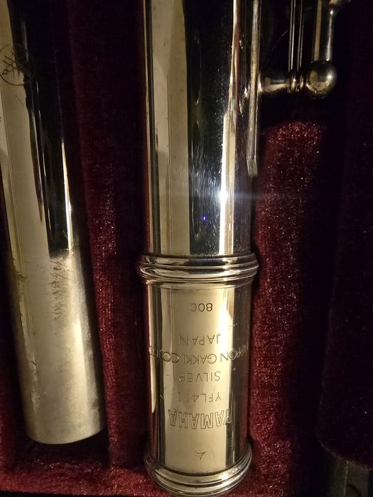 Flaut YAMAHA YFL 411 silver JAPAN 800