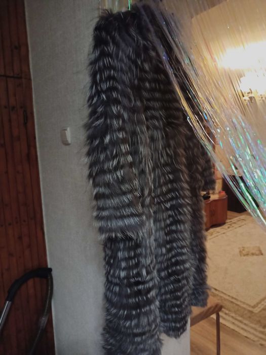 Меховой кардиган