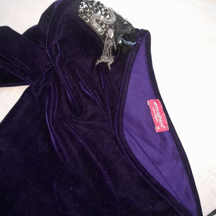 Rochie catifea mov