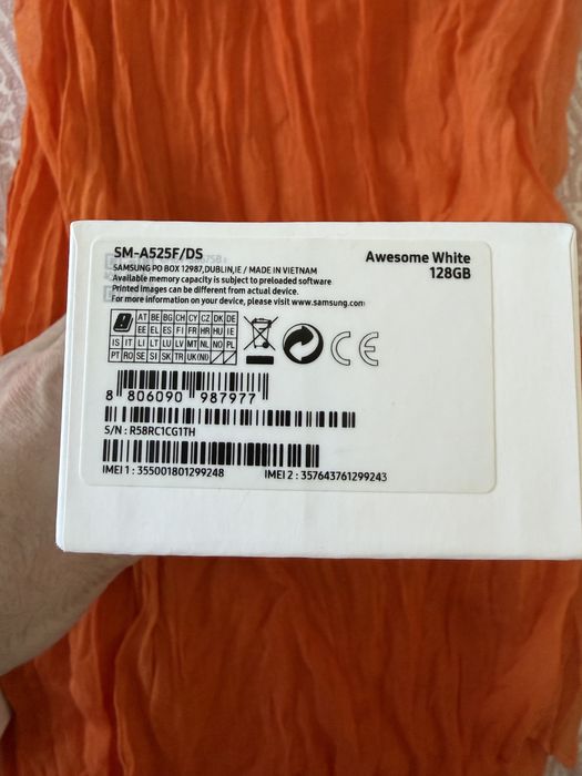 Samsung Galaxy A52 128GB Awesome White | Husă + Folie Sticlă