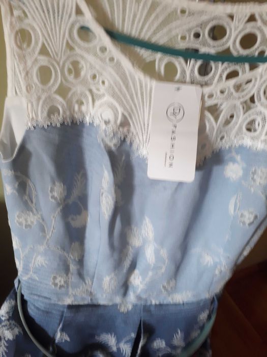 Rochie broderie Dyfashion M/S noua