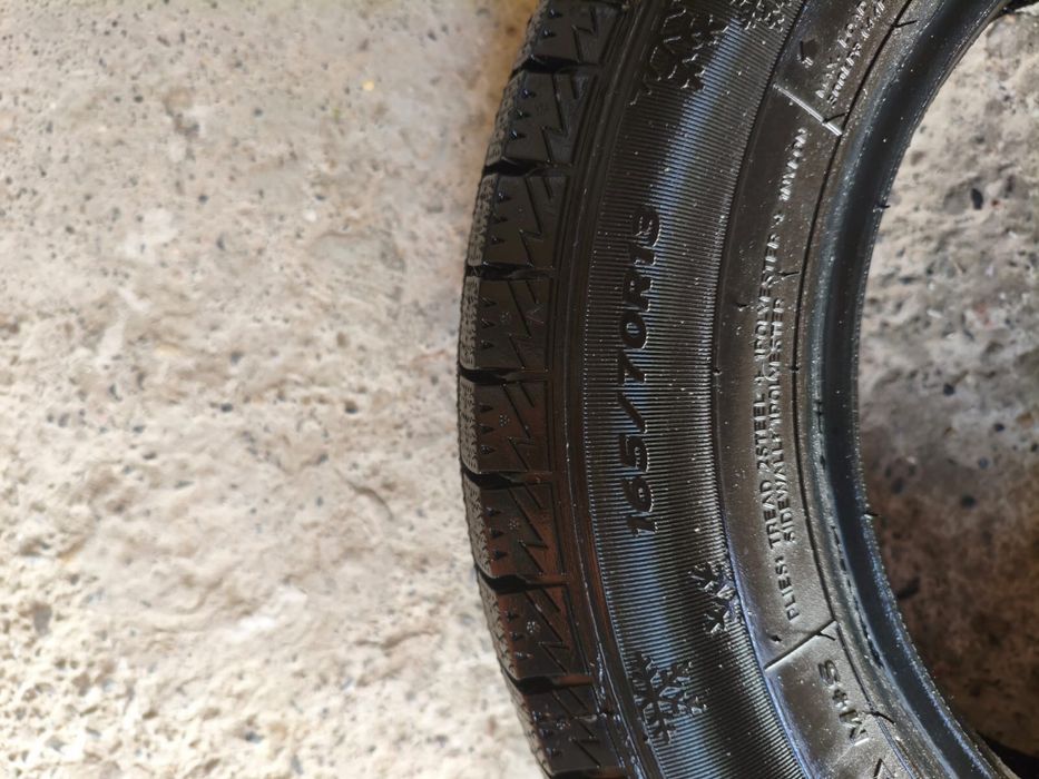 165/70 R13 зимний липучка, 1 сезон жүрген