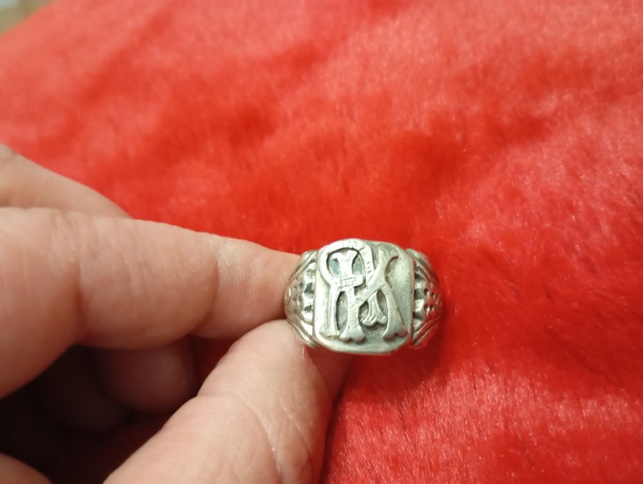 Мъжки пръстен сребърен