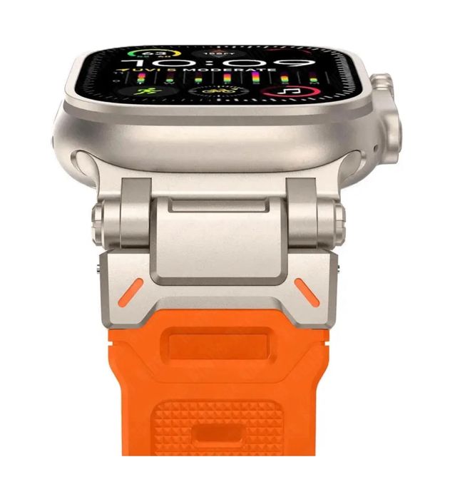 Curea Husa Insertie Titanium + TPU Apple Watch Iphone Cablu Usb