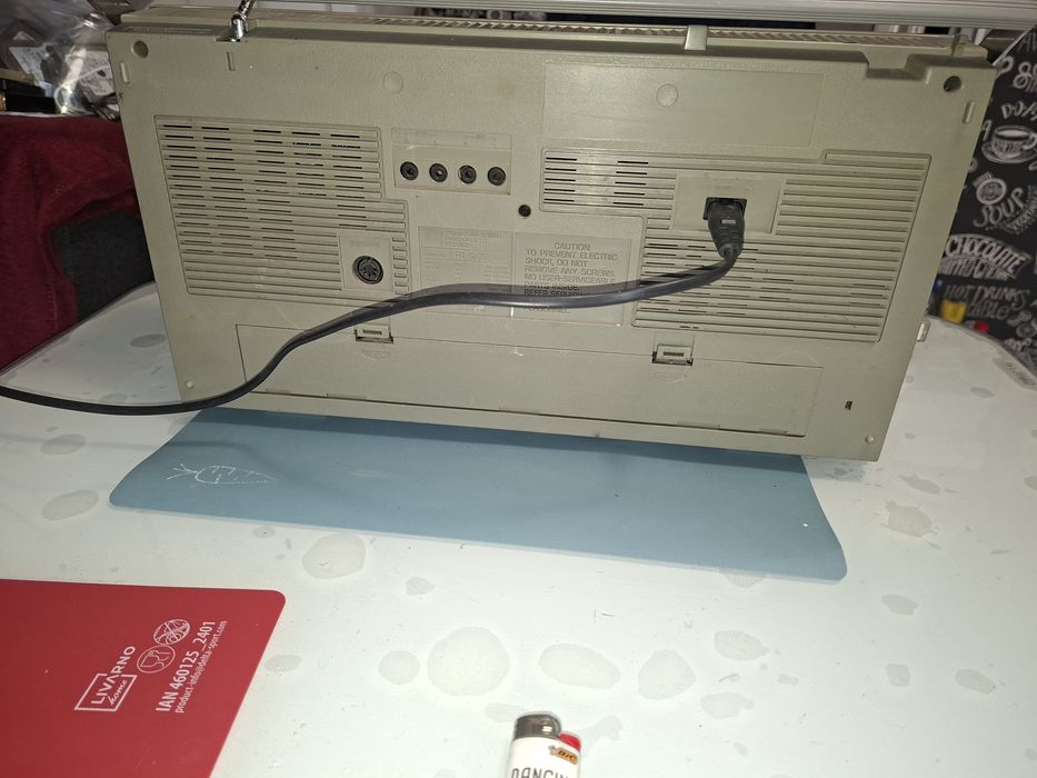 Radiocasetofon boombox Toshiba RT-120S,  4 benzi radio, 1983, funcțional