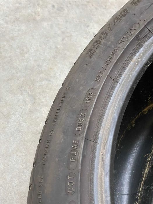 2X 295 40 20 Michelin Latitude  Sport