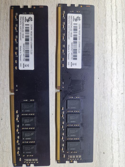 ОЗУ ddr4 16Гб. 2 шт