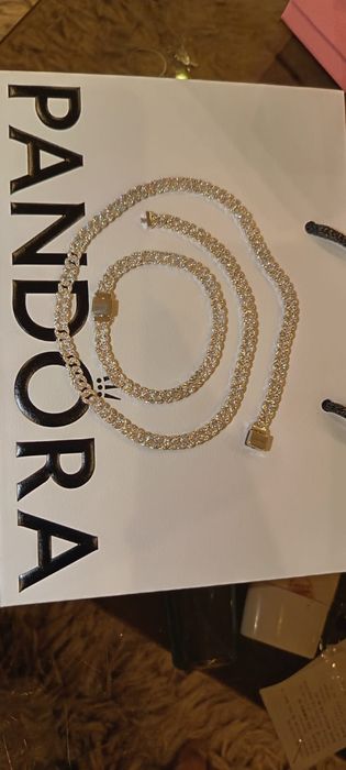 Set lant si bratara Pandora argint