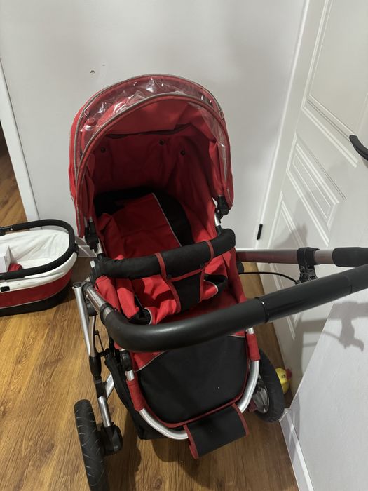 Детская коляска 2 в 1 (люлька + прогулочный блок)