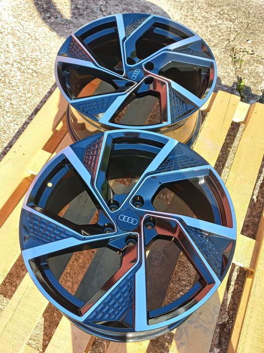 18 Audi RS2025 line A4 A5 A6 A7 A8 Q3 Q5 Rs6 Rs7 Black Diamond 8.5j