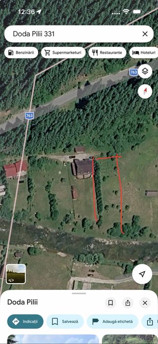 Vand Teren Intravilan in Doda Pilii, cu iesire directa la Somes.