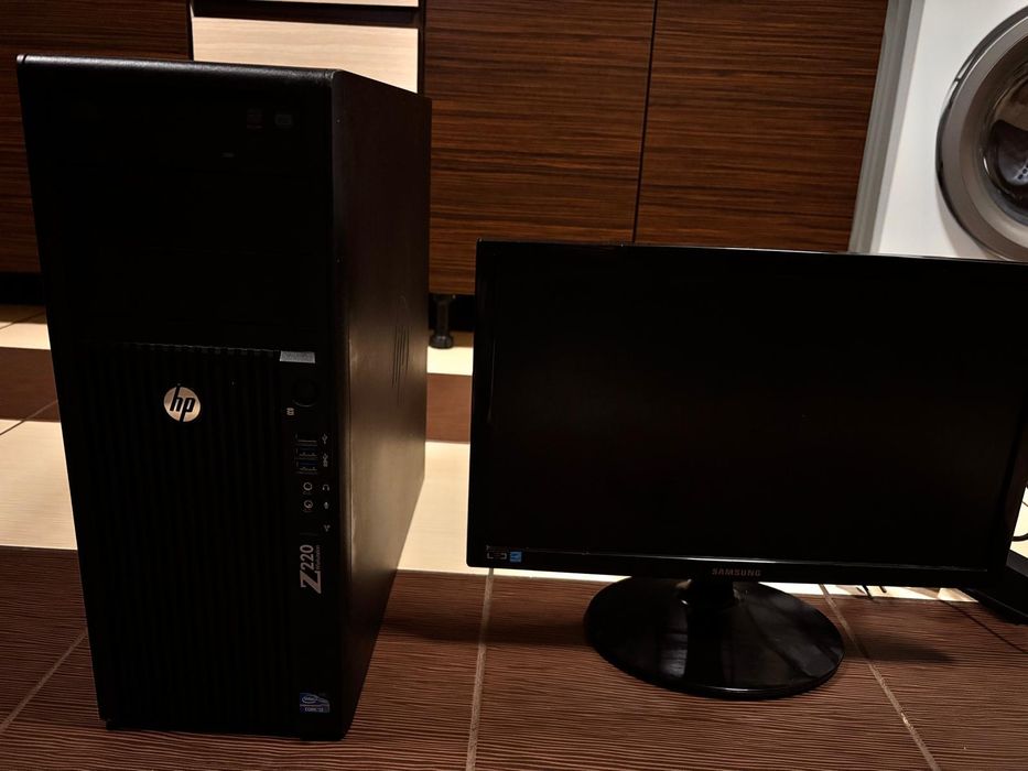 Monitor SAMSUNG,mouse,tastatură,unitate HP