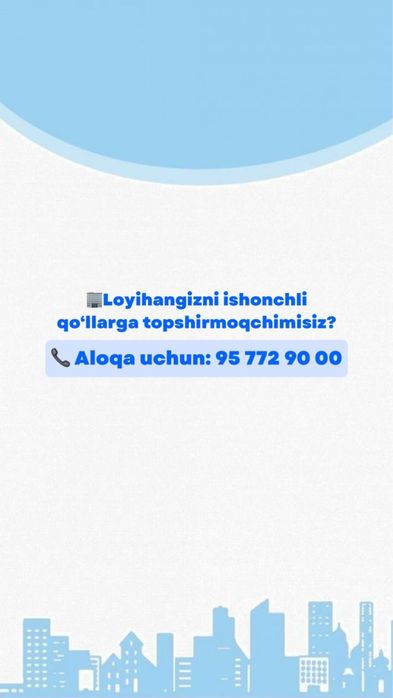 Noldan uy quramiz va ta’mirlaymiz!