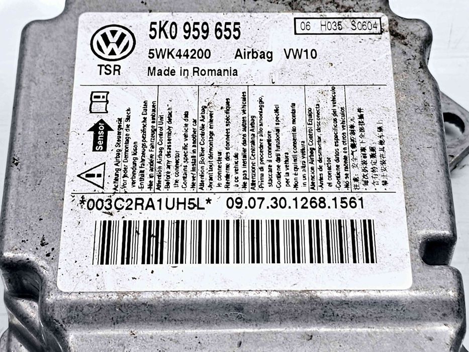 Calculator airbag Volkswagen Golf 6 (5K1) [Fabr 2009-2013] 5K0959655 1