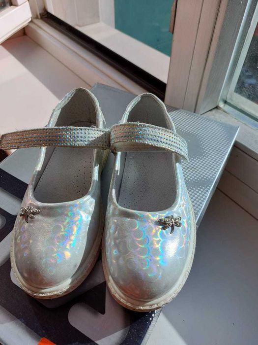 сандалии для девочек белый текстиль