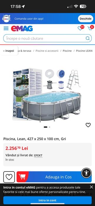 Piscina exterioara gradină