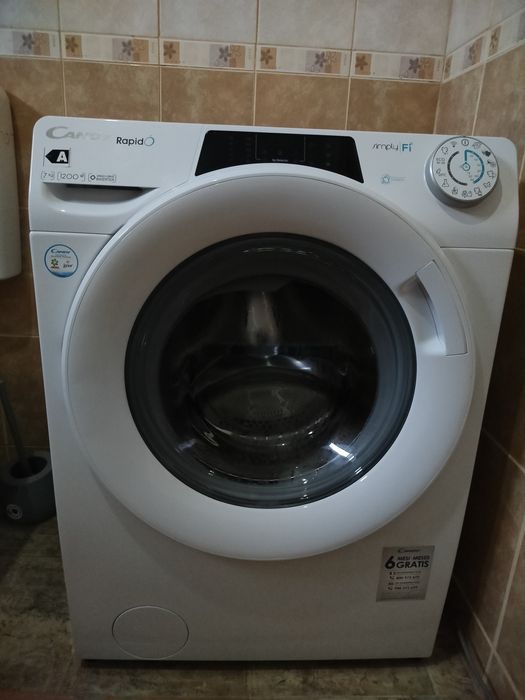 Mașină de spălat rufe Candy Rapido ,7kg,1200 rpm 10 luni garanție.