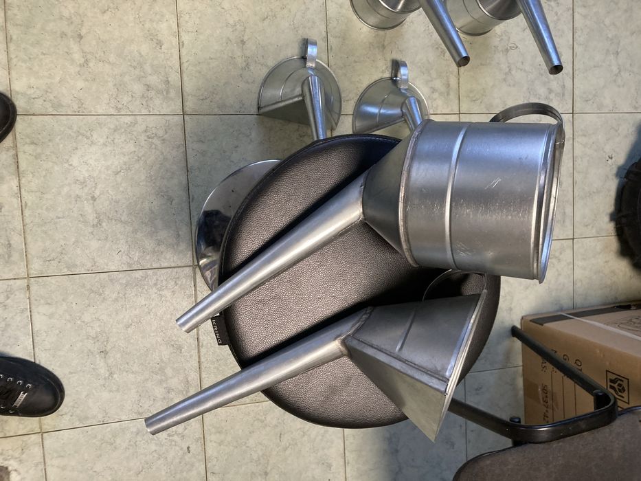 Фуния за гориво метална с цедка за дизел и бензин