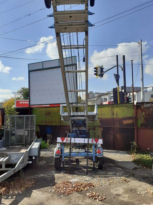 Подемник ремарке 200кг. / 13м. ПОД НАЕМ - за строителни материали