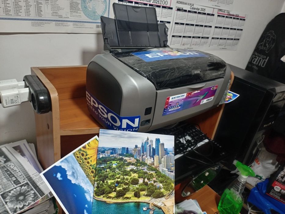 Epson 200 tezkor 6 ta rangli printer dyuzi 100% tayyor printer idialni