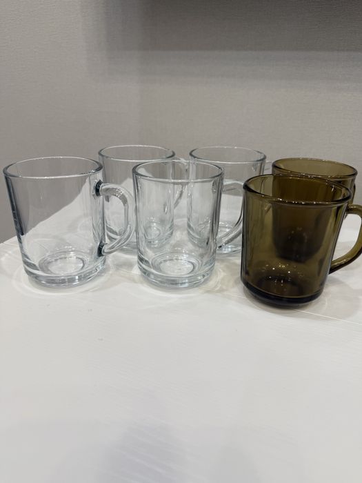 Кружки стекляные