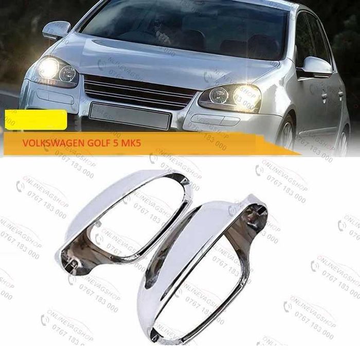 Capace oglinda crom Volkswagen Passat B5.5,B6,Golf 5,Jetta,Eos, Sharan