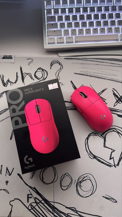 Logitech G Pro X superlight 2 magenta