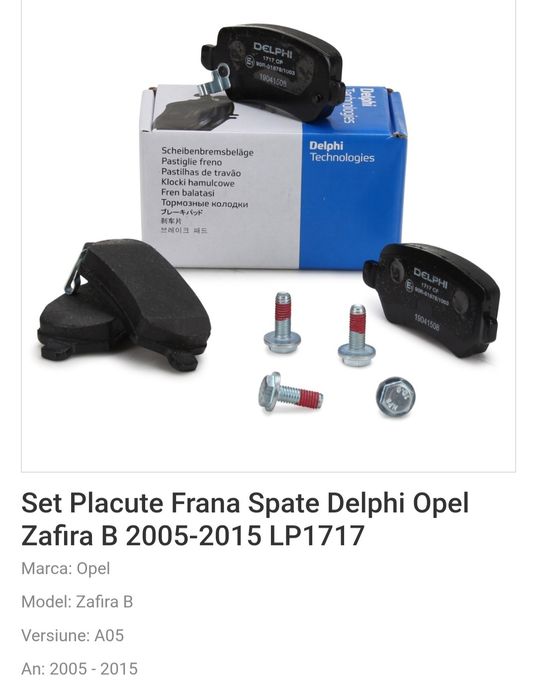 Plcute LP1717 zafira