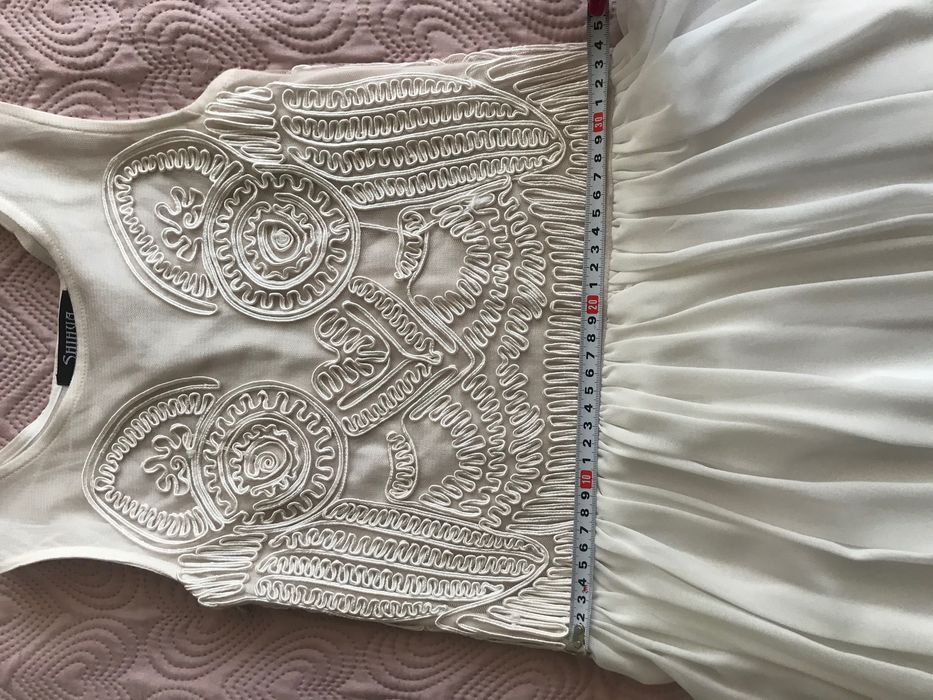 Официална бяла рокля