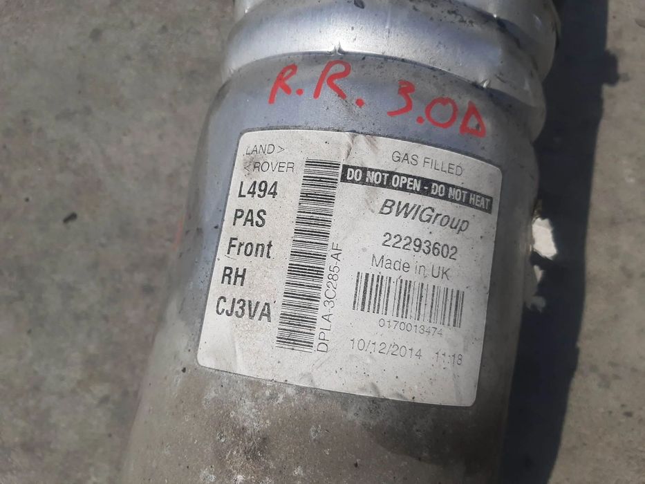 perna aer dreapta fata 3.0 d land rover range rover spoperna aer dreapta fata 3.0 d land rover range rover sport 2 l494  dpla-3c285-afrt 2 l494  dpla-3c285-af