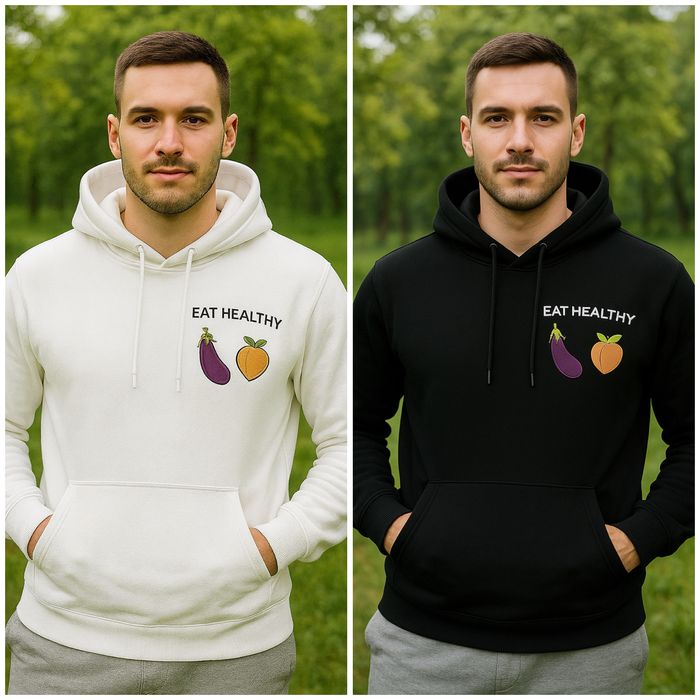 Суитшърт Hoodie “EAT HEALTHY” SERIES