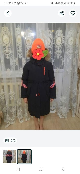 Продаю куртки на девочку  цена 7000