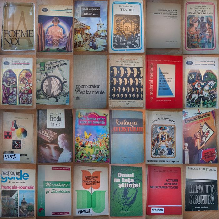 Pachet / Lot Cărți Diverse (Literatură, Medicină, Tehnice, Religie) – 5 LEI/buc.