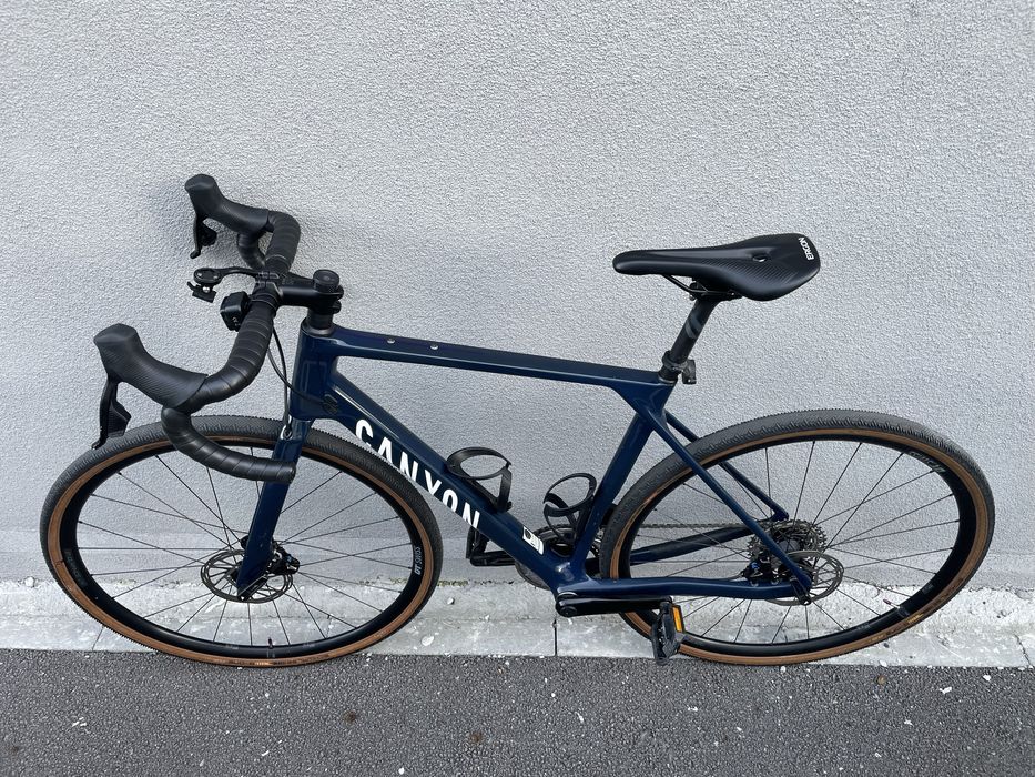 Bicicleta, gravel,Canyon Endurace CF 7 M, sram Rival Axs