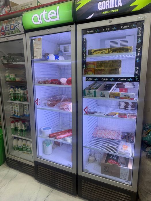 Muzlatgichlar.3ta stoyka sovutgich va 1 muzxonali muzlatgich