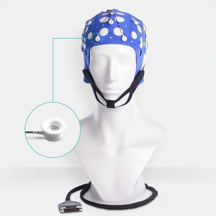 ЭЭГ шлем шапка EEG shapka электроэнцефалограф EEG cap