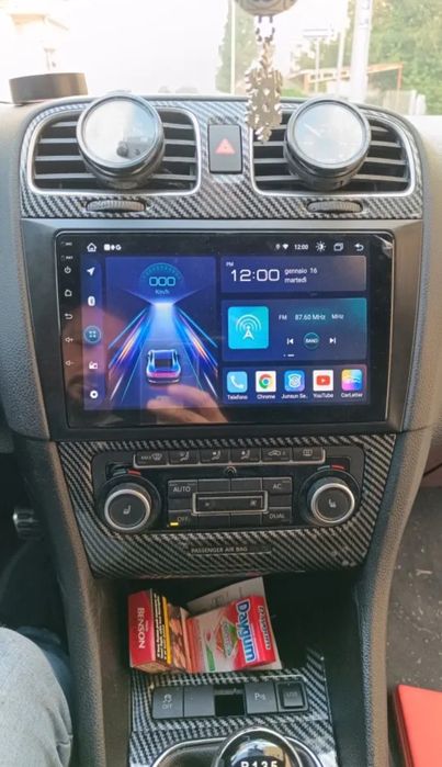 Navigatie android Golf 6 Waze YouTube GPS BT USB