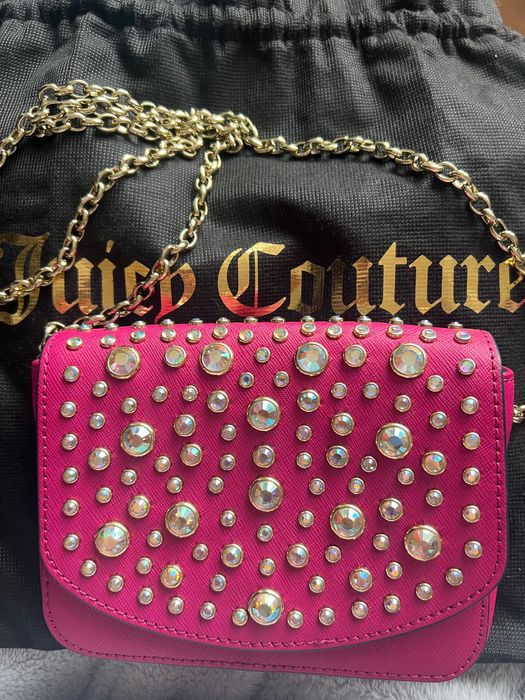 Чанта естествена кожа juicy couture