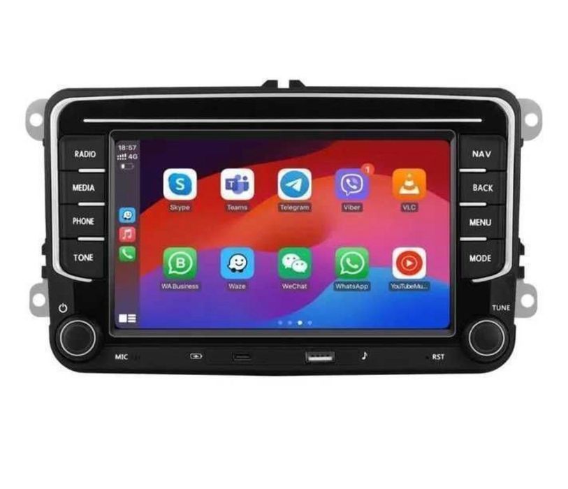 Navigatie 6GB Carplay VW Golf Passat cc Touran Tiguan Polo Tiguan T5