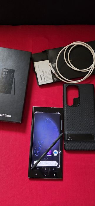 Samsung Galaxy S23 Ultra 256GB 8GB RAM Black ПЪЛЕН КОМПЛЕКТ!