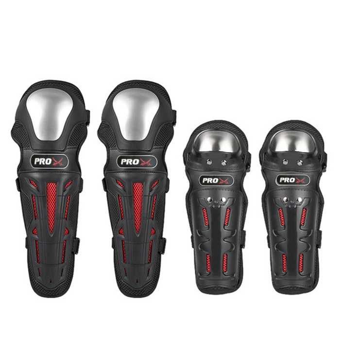 Наколенки и налакътници за мотоциклетист - комплект 4бр. протектори