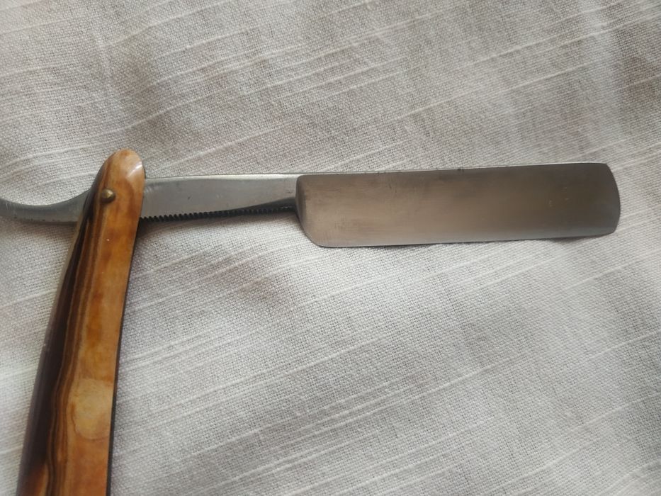 Опасная бритва "Москва", гравюра "Адмиралтейство", в футляре, 1954 г,