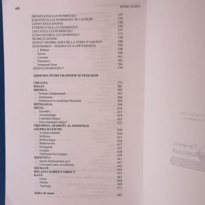 OMUL. Tratat de Antropologie Creștină (Petre ȚUȚEA)
De (autor): Chr